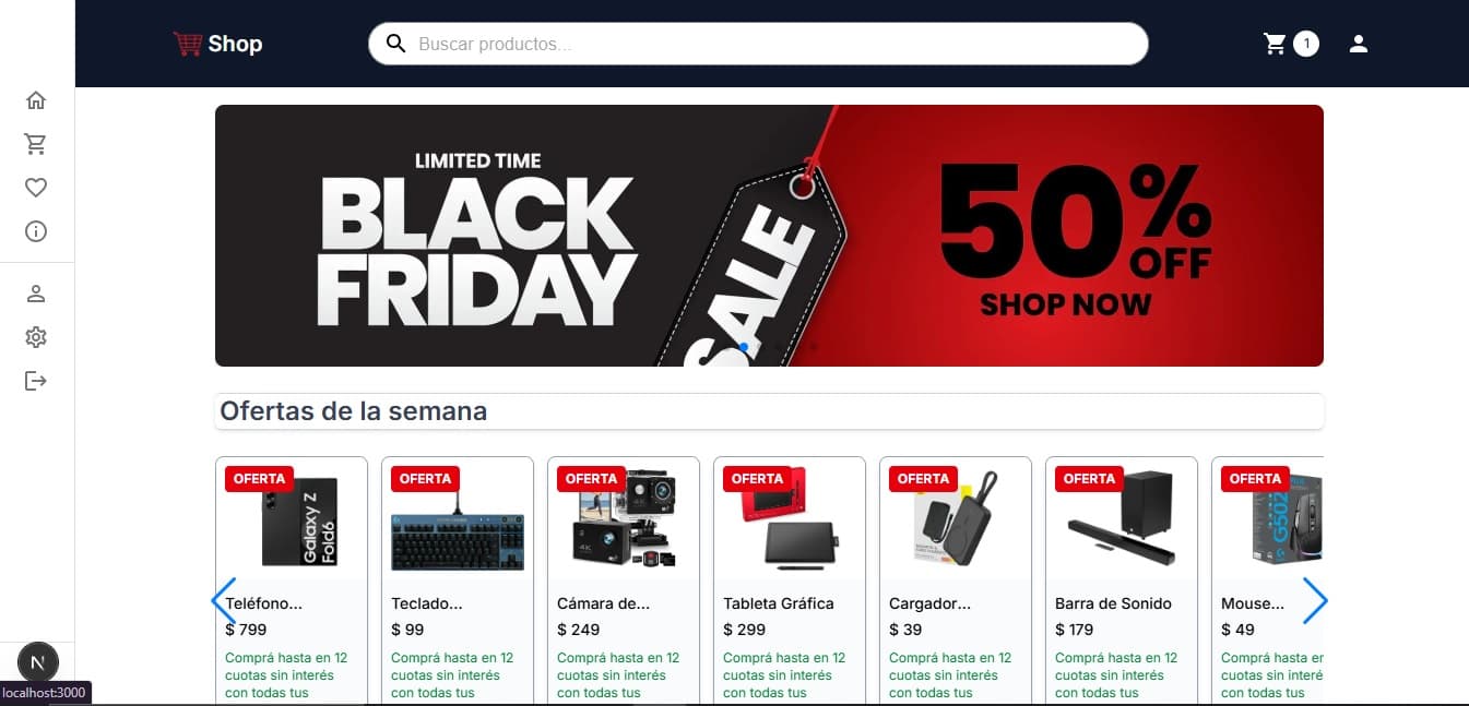 E-commerce preview