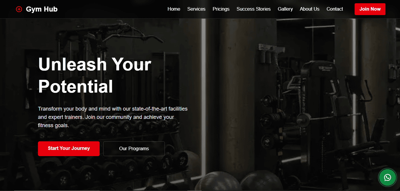 Gym Landing preview